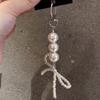 Брелок для ключей Ins Style Bowknot Pearls Metal Love Phone Подвеска для наушников Чехол для сумки Декор Брелок для ключей от автомобиля