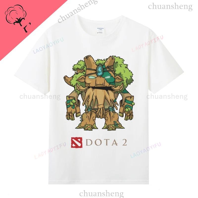 Футболки Dota 2 Игровой Герой Печатная Футболка Топ Shadow Fiend Pudge Axe Slardar Sven Wraith King Cent Phoenix Унисекс Одежда
