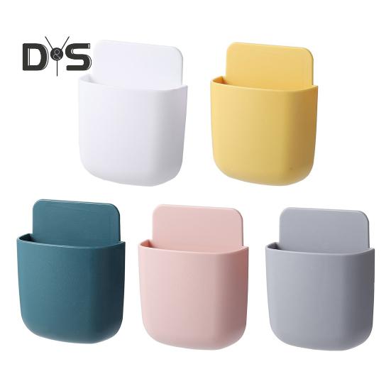 Настенный ящик для хранения вещей, прочный, выдерживающий нагрузку, простая установка, многофункциональный держатель для телефона, органайзер для хранения с дистанционным управлением