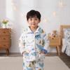 Kids' Flannel Pajamas Set - Coral Fleece, Autumn/Winter Wear, Thickened for Boys & Girls