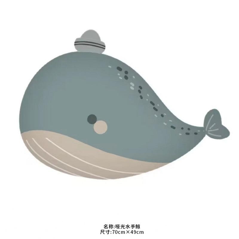 Новые матовые и матовые мультяшные шары в виде пингвина, кита, динозавра и животных для украшения и оформления детского дня рождения