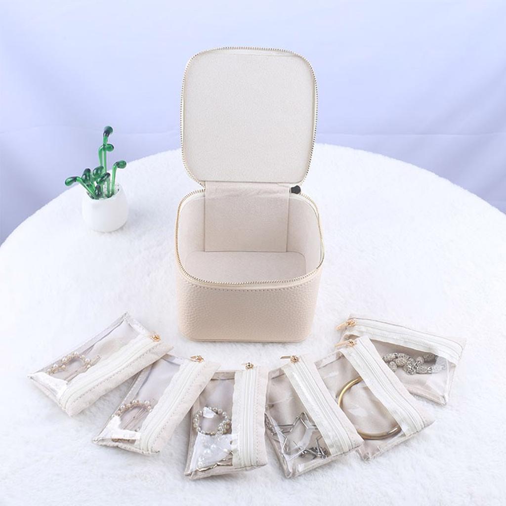 Compact Jewelry Storage Bag Contemporary Jewelry Packaging Bag Handy Storage Container for Jewelry Collector