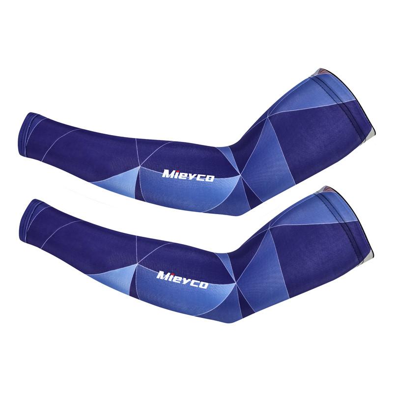 Men Cycling Arm Sleeves Sun Protection UV Proof Arm Covers Cuffs for Running Biking Driving Outdoor Sports 1