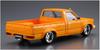 Aoshima Bunka Kyozai Серия 'Тюнингованные Автомобили' 22 Nissan 720 Datsun Truck Кастомный 1982 Пластиковая Модель в Наборе 1/24 №