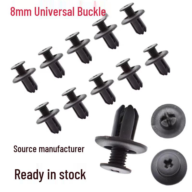 Hyundai Kia 8mm Plastic Screw-Mudguard Fasteners Clips for ix25/ix35