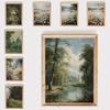 Vintage Countryside Wall Art Print Retro Rustic Spring Natural Views Canvas Painting Landscape Poster Picture Home Decor