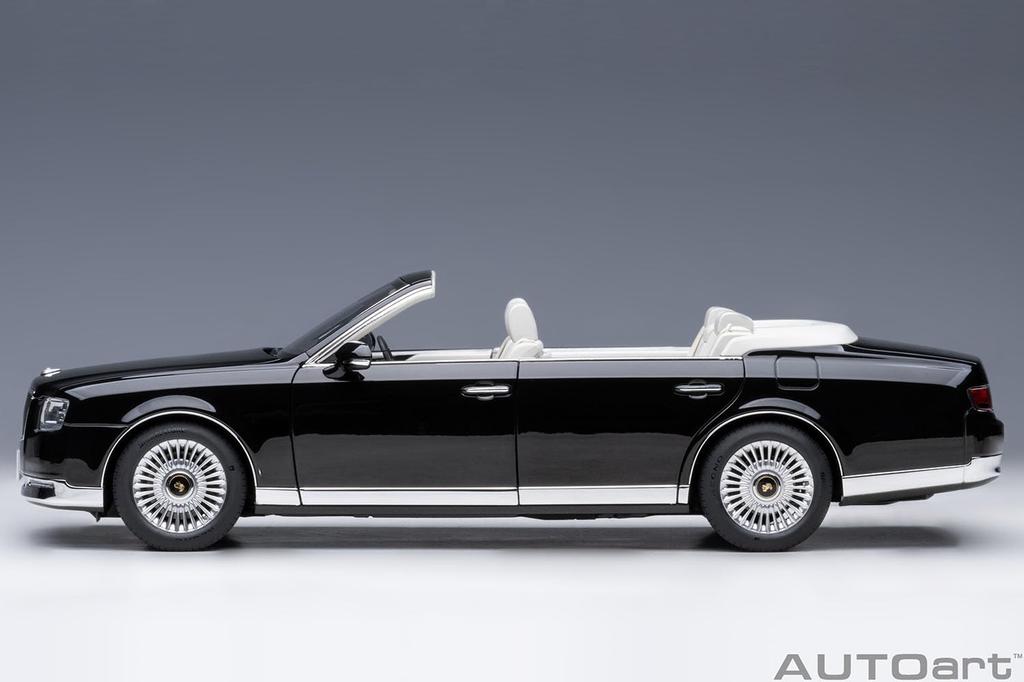 AUTOart Toyota Century Open Car Kamui Eternal Black Finished Model 1/18