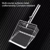 Stainless Steel Metal Cat Litter Scoop Ergonomic Handle Pets Poop Sifting Tool  Kitten Care