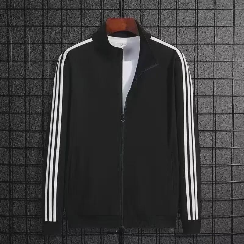 Спортивная одежда унисекс: Спортивный костюм с воротником-стойкой, из двух частей с длинными рукавами для весны/осени, универсальный облегающий крой для пар.