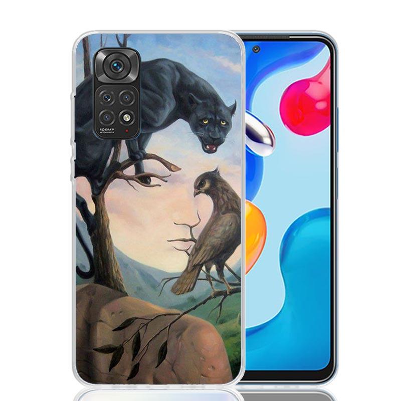 Salvador Dali Art Phone Case For Xiaomi Redmi Note 13 14 15 Pro Plus 12S 12 14S 11S 11E 10 10S 11 11T 5G 4G Cover Coque Redmi No