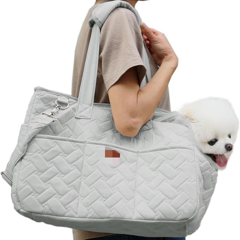 Small dog backpack, cat bag, travel cat bag, single shoulder large capacity, winter outing, crossbody carry for cat litter