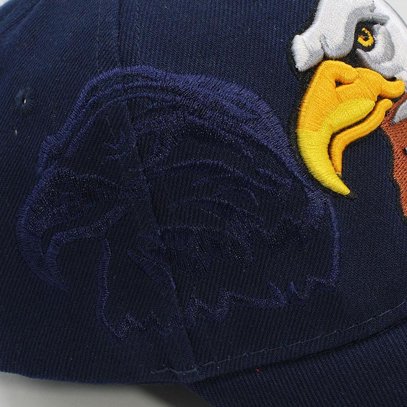 Foldable Adjustable Couple Eagle Embroidered Baseball Cap Sunscreen Visor Sun Hat UV Protection for Men Women Outdoor Daily