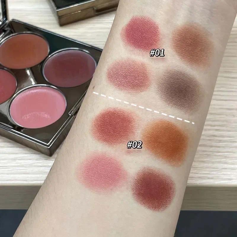 Палитра румян Retro Reddish Brown, многоцелевая, кремовая, нюдовая, контурная, пудровая, для губ, натуральная, матовая, для лица, палетка теней