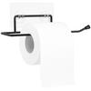 Tissue/Toilet Paper Roll Holder for Bathroom Kitchen Tissue Roll Holder Tissue Paper Stand Self Adhesive No Drill Napkin Holder Bathroom
