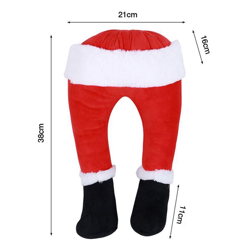 Santa Claus Legs Plush Door Decor Christmas Tree Decoration Santa Claus Elf Leg Christmas Decor for Home Hanging Ornaments 2025