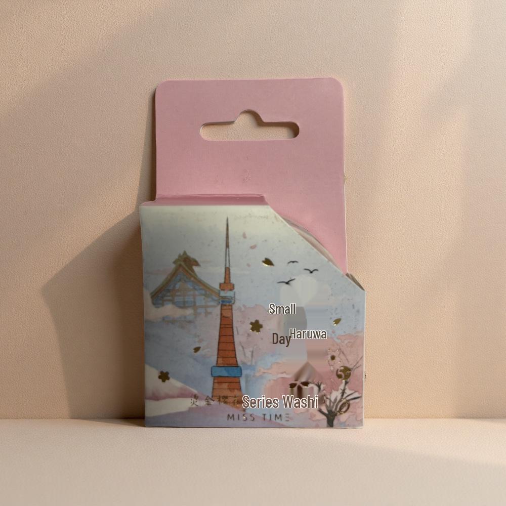 Васи-лента Shiguang Sakura Story - Свежий японский цветочный дизайн для журналов и DIY-коллажей