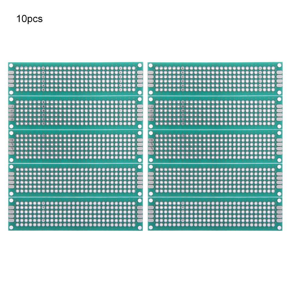 10 шт. 2x8 см двухсторонняя прототипная печатная плата луженая универсальная плата