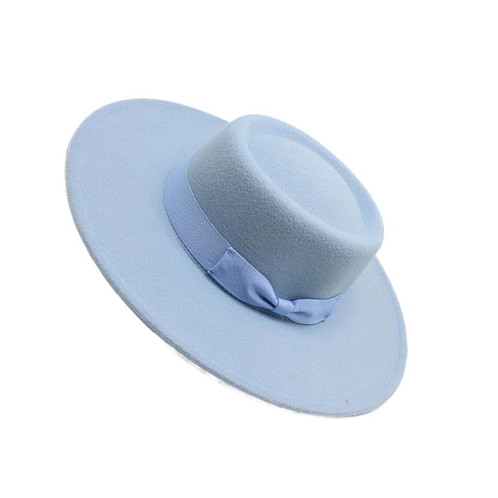 Шляпа Федора с широкими полями 8,5 см – Классический британский стиль, Женская модная фетровая шляпа для осени-зимы (Церковь/Свадьба/Джаз)