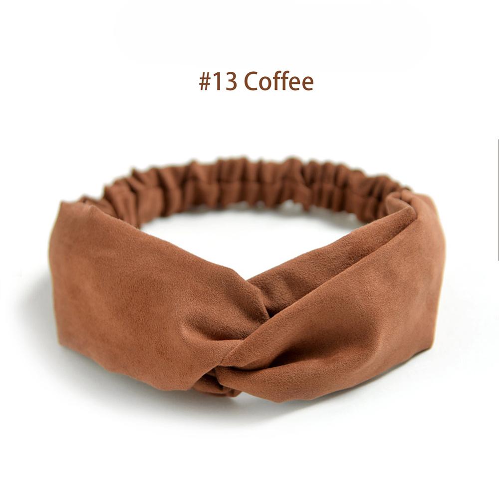 Витые эластичные повязки на голову, однотонная повязка для волос с крест-накрест, винтажные замшевые повязки на голову для женщин, нескользящая повязка на голову для йоги, тренировок, тюрбан, аксессуары для волос