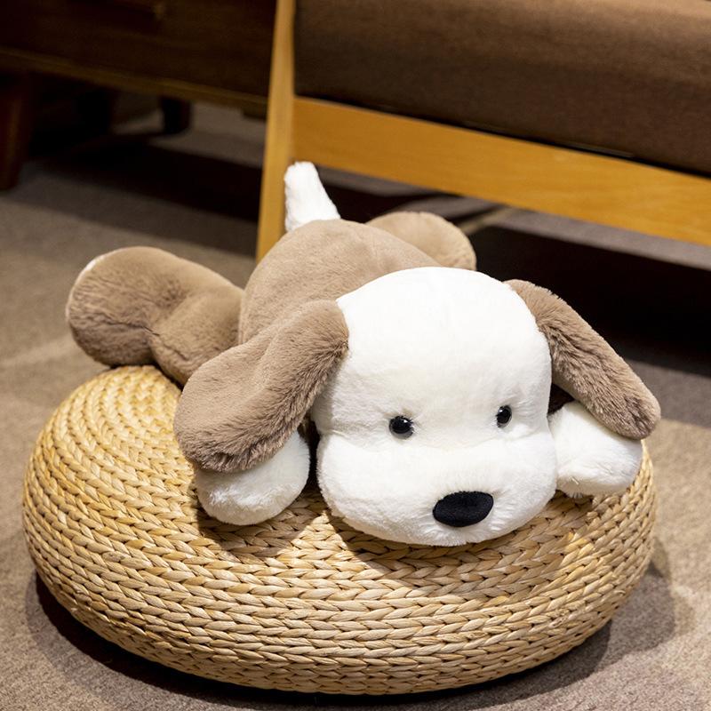 Мягкая Милая Подушка-Плед в Виде Собаки Плюшевая Игрушка Кукла Кукла Щенок Собака Детская Успокаивающая Тряпичная Кукла Подарок на День Рождения