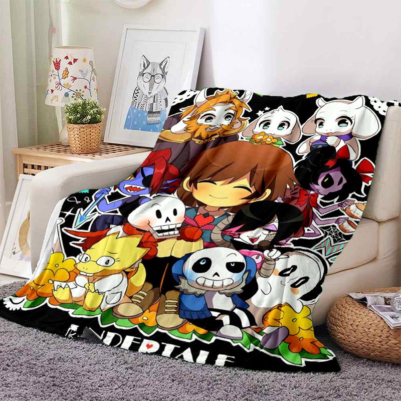 Легенда Подземелья Игровой Диван-Кровать Одеяло Супер Мягкое Теплое U-Undertale Санс Смешное 3D Печать Чехол для Одеяла Флисовое Плед