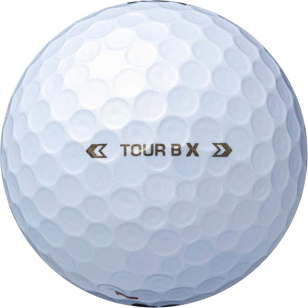 Мячи для гольфа Bridgestone TOUR B X, упаковка 12 штук, жемчужно-белый, модель 2024 года