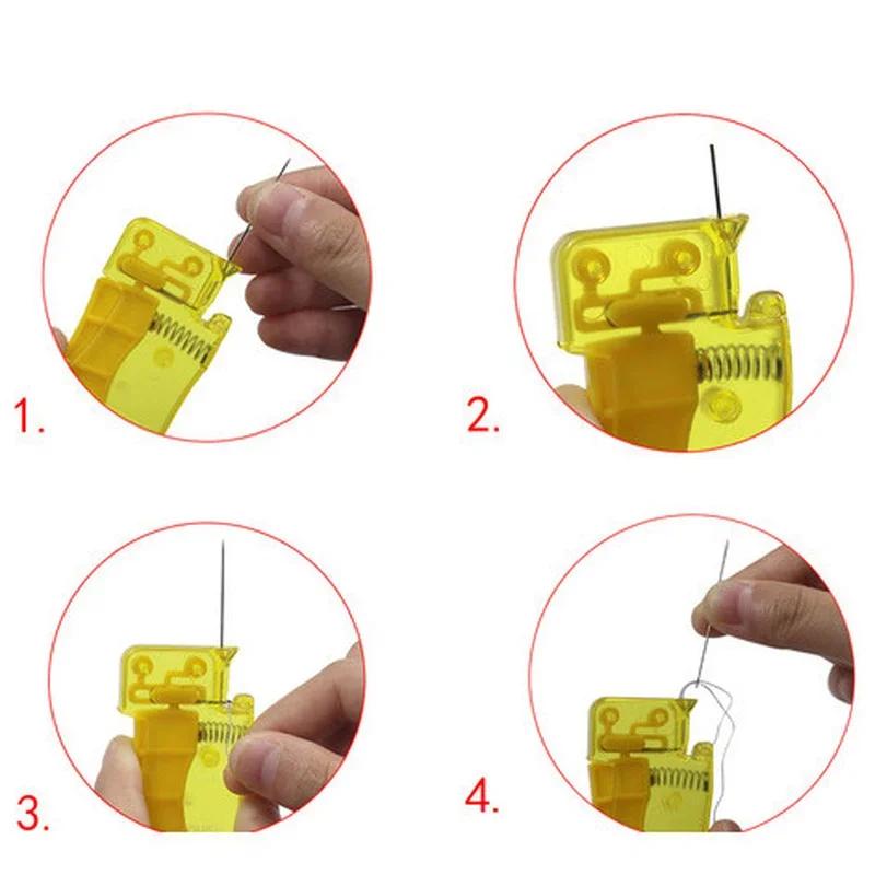 Automatic Needle Threader Sewing Needle Device Hand Machine DIY Tool Sewing Needles Parts for Elderly Household Accessories