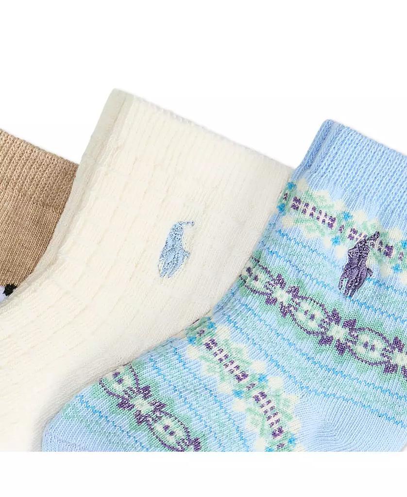 Polo Ralph Lauren | Детские носки с узором Fair Isle, 3 пары