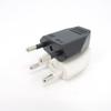 EU Plug AC Power Adapter 220v 2.5A Male Euro Replacement Outlets Rewireable Electeical Socket For Power Extension Cable 2pin