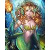 Diamond Painting Cartoon Mermaid Icon Diamond Cross Stitch Square Diamond Full Diamond Embroidery
