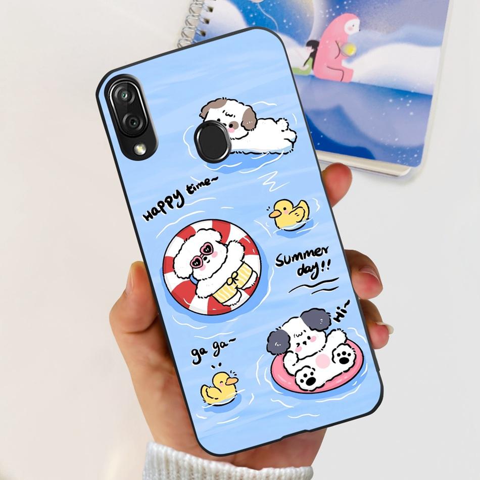 For ZTE Blade V10 Vita Cute Panda Cartoon Case For Zte Blade V10 2019 Blade V10vita Soft TPU Black Silicone Phone Cases