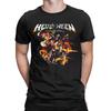 Новинка, футболка Heavy Metal Helloween Band, мужская футболка с круглым вырезом, хлопковая футболка, футболки с коротким рукавом German Power Rock, уникальные товары