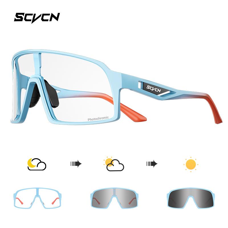SCVCN Sale Photochromic Outdoor Cycling Sunglasses MTB Glasses Bike Cycling UV400 Glasses Men Women Road Bicycle Sports Eyewear 7