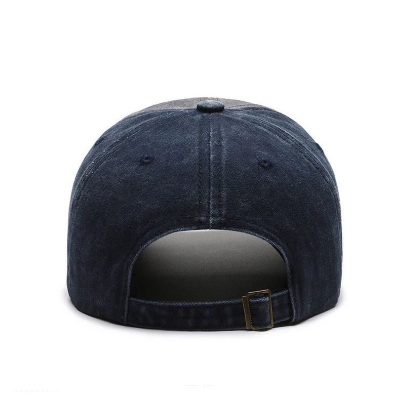 Мужская бейсболка Four Seasons, повседневная, из выстиранного денима, с вышивкой, с изогнутым козырьком, шляпа-котелок, солнцезащитная шляпа высокого качества, спортивная летняя шляпа