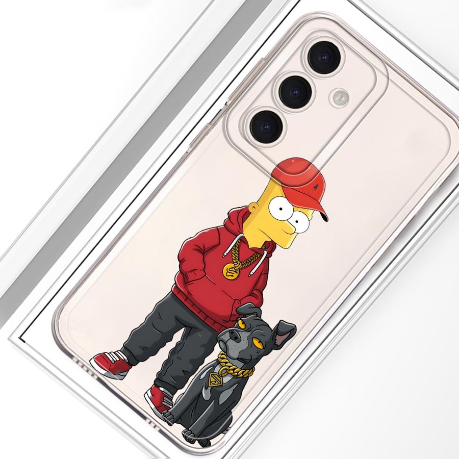Мультяшный Чехол The S-simpsons для Samsung Galaxy A25 A51 A33 A52 A26 A24 A52 A31 A14 A16 A54 A15 A55 A23 A34 A35 A36
