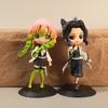 Demon Slayer 8Pcs/Set Q Version Figures Tanjiro Nezuko Rengoku Mitsuri PVC Collectible Model Toy Gift for Anime Fans
