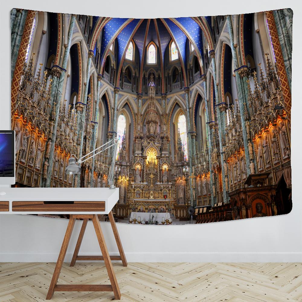Венская христианская церковь, гобелен с изображением Иисуса, домашний декор, настенная роспись, настенная ткань, настенные гобелены с изображением Христа, украшение церкви