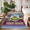 Crystal Velvet Rug Custom Name Text, Soft Non Slip Floor Mat Home DecorBurnley Football
