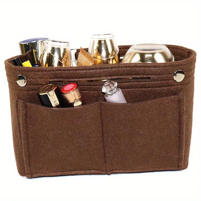 Многофункциональная женская фетровая сумка-вставка для макияжа, косметички, дорожная внутренняя сумочка, портативная сумка для хранения, органайзер-вставка