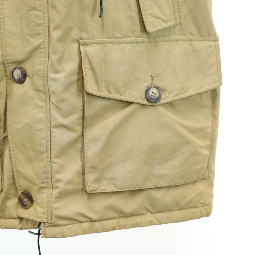 Woolrich 80s Made In USA Vintage Down Coat M Beige Men's Used