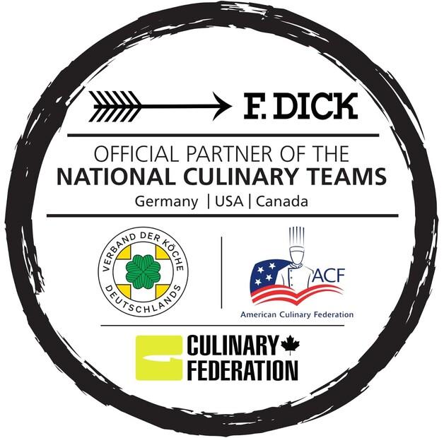 Набор ножей F.Dick Red Spirit, 4 предмета, белый блок (8177200)