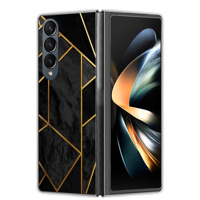 Чехол для Samsung Z Fold 4 ZFold 5 4 5G Жесткий прозрачный чехол для телефона для Samsung Galaxy Z Fold4 Fold5 Ударопрочный бампер Fundas
