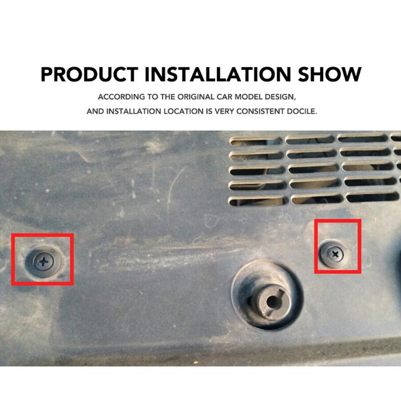 100 шт. 8 мм пластиковых заклепок + 50 шт. винтов для расширения бампера