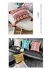 Богемная этническая flocked льняная наволочка - Декоративная подушка для дивана, спальни или прикроватной тумбочки