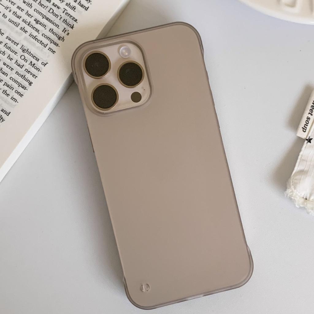Применимо к Apple 17promax безрамочный магнитный чехол для мобильного телефона iPhone16 полупрозрачный 13 ультратонкий противоударный защитный чехол