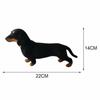 3D Kids Realistic Handcrafted Puppy Lifelike Dog Model Animals Pet Dachshund Simulation Toy