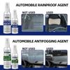Rayhong Car Rain Repellent, Car Windshield Cleaning and Stain Removal Coating Crystal Rain and Fog Repellent 30ml