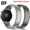 Ремешок для часов 22 мм 20 мм 18 мм для Huawei Watch GT 6 5 4 41 мм/GT5Pro 42 мм Браслет из нержавеющей стали для Huawei Watch GT4 5 6 GT6 Pro 46 мм