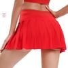 Быстросохнущая плиссированная спортивная юбка с защитой от просвечивания для бега, йоги, тенниса, бадминтона и гольфа