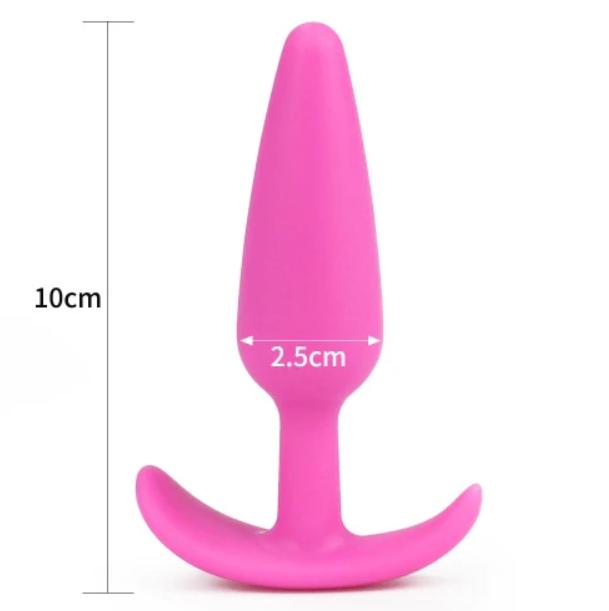 Lovetoy Korek Analny Lure Me Silicone Anal Plug S (Pink)